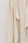 BASERANGE Adjustable Strap Apron Dress Collection, from Portugal. Color: Off-white (BAS-DRAP-RS-000-MIBAI)